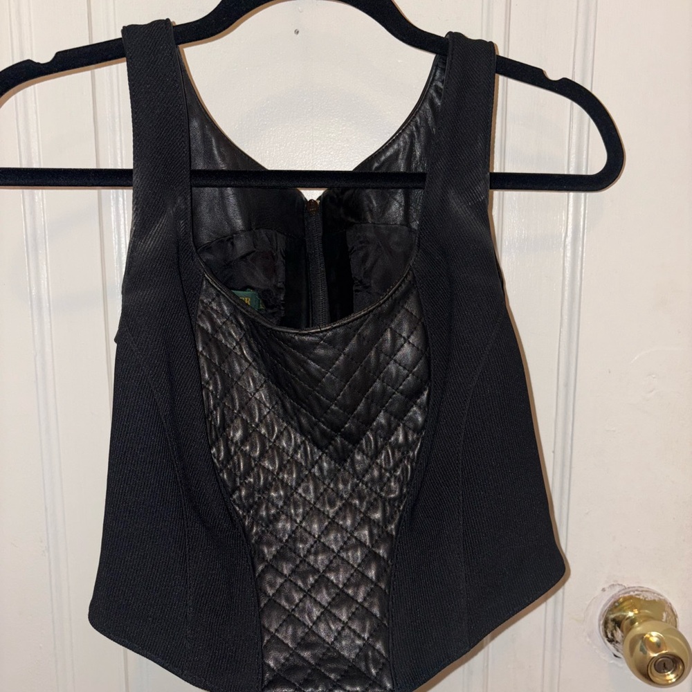 Danier Black Leather Garment